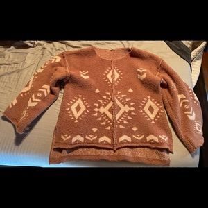 Aztec tan sweater